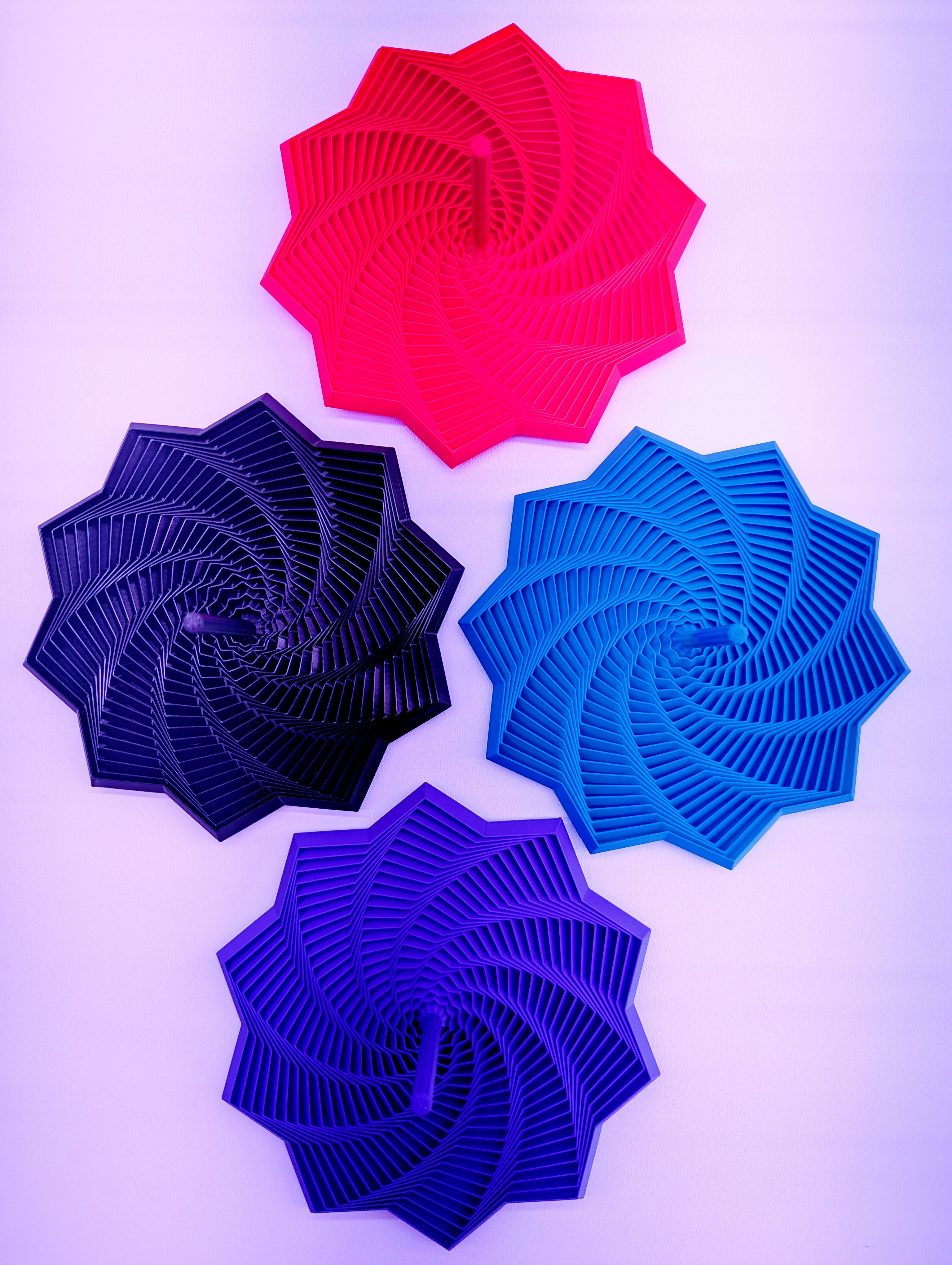 3D Printed- 10 star fidget toy