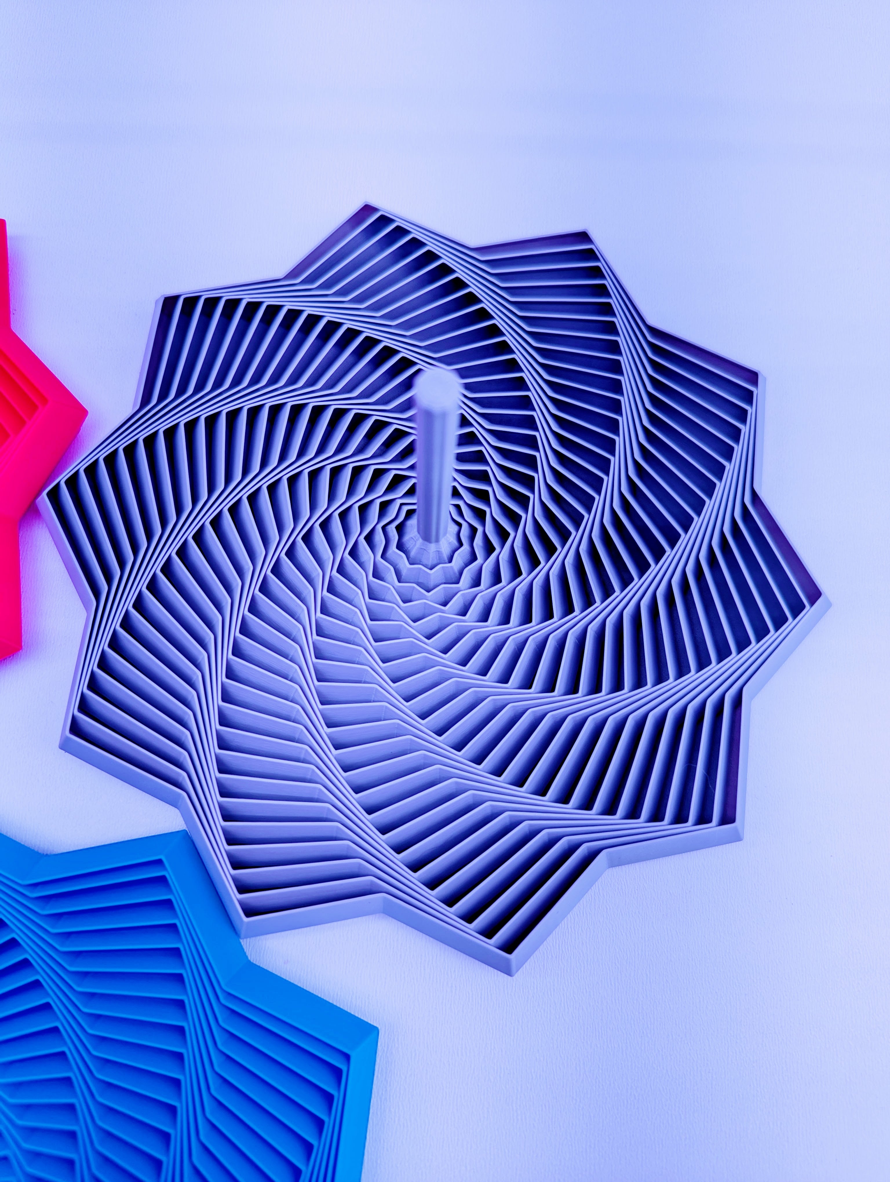 3D Printed- 10 star fidget toy