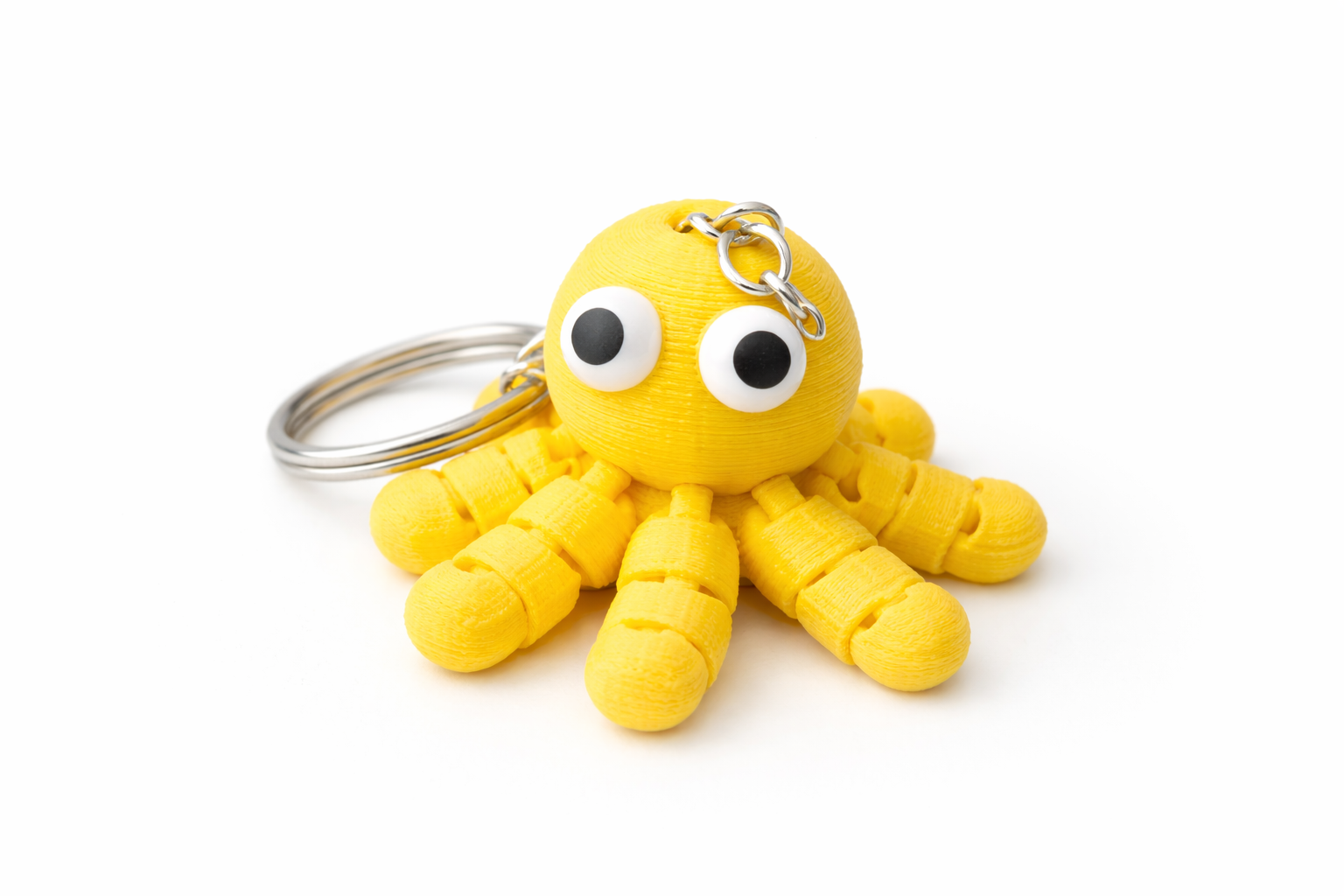 Flexible Octopus Keychain (3D Printed)